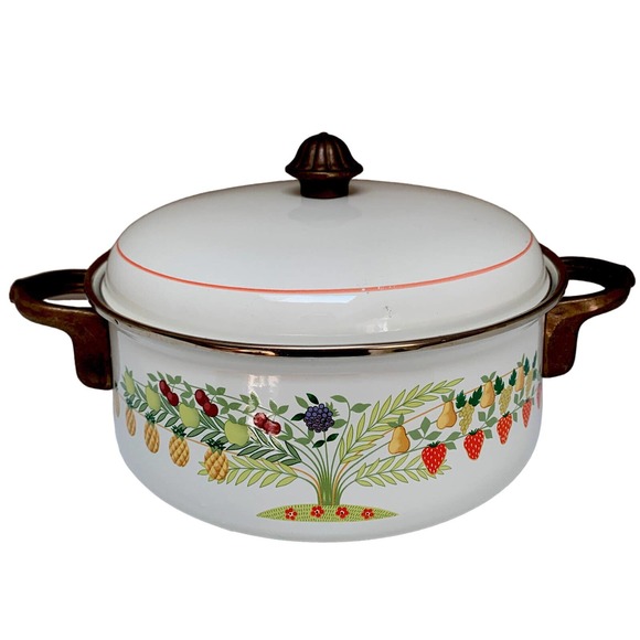 Villeroy & Boch Bon Appetit 4 Quart Heavy Enamel Stew Pot Fissler ASTA Germany - Picture 1 of 9